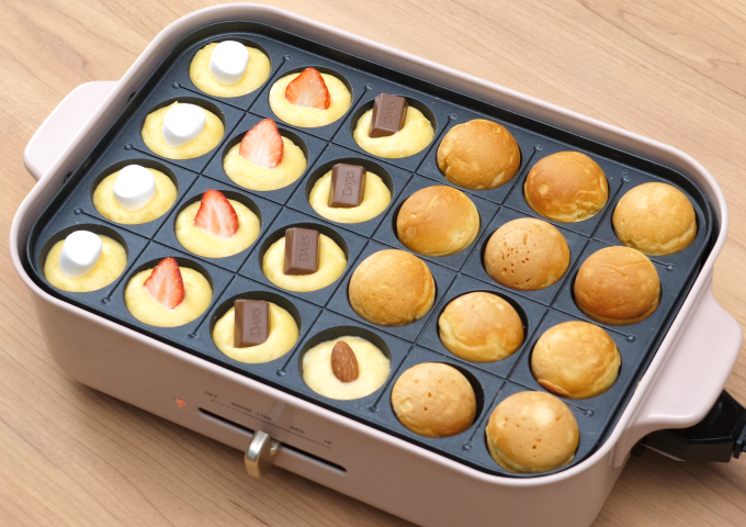 お家で手軽にベビーカステラが作れる「ベビーカステラメーカー」を購入してみた～3分で屋台のベビーカステラが作れる！クーリン