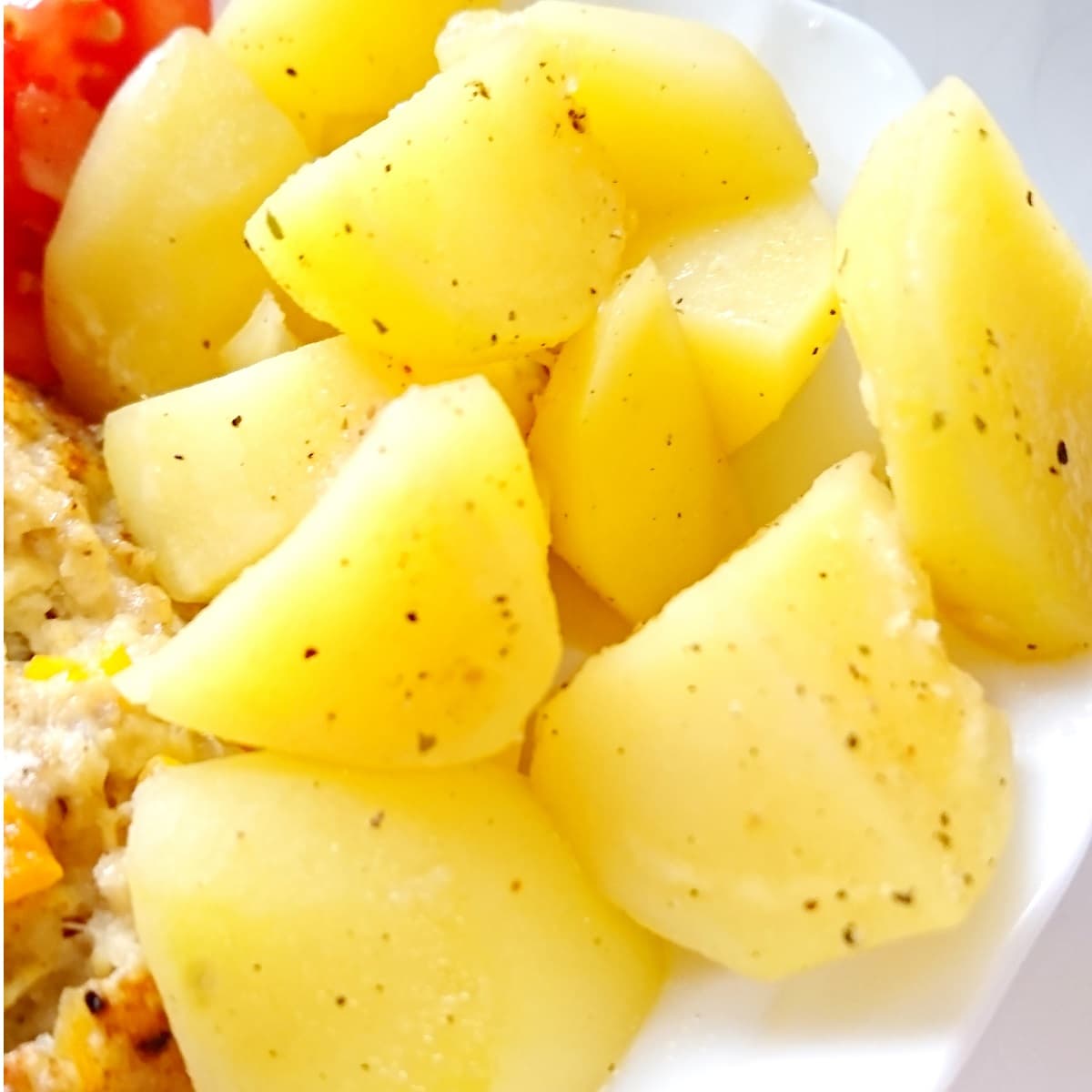 レンチンでにんじんグラッセ ハンバーグの付け合わせに