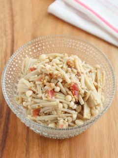 えのきときくらげのコリコリ塩ナムル