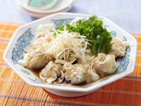 スプーンで捏ねる♪海老ワンタン