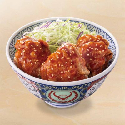 吉野家で見つけた新味から揚げ定食！ピリ辛青ねぎがご飯に合う - 695TFのブログ