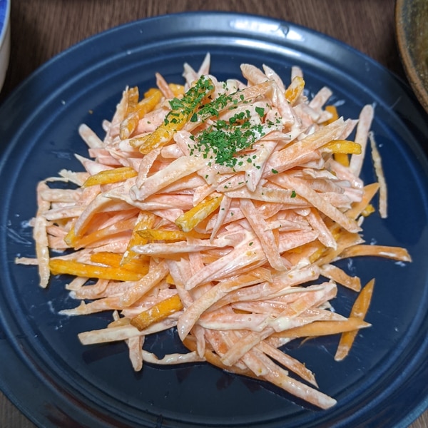 簡単レシピ 「ニンジンのカラムーチョサラダ」を作ってみた相葉マナブ - happy life ＊ゆるふわ幸せ日和＊