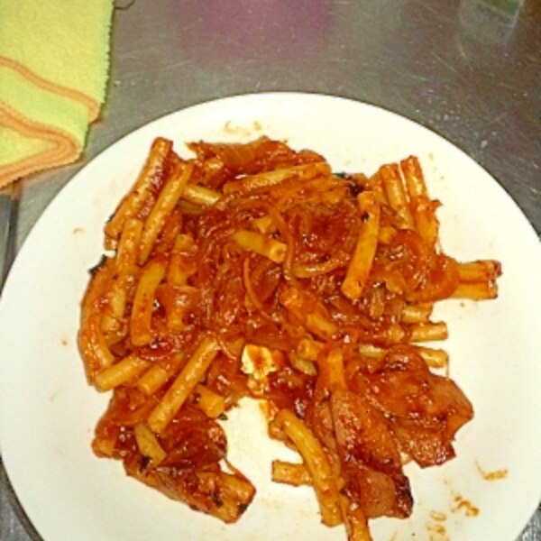 マカロニのケチャップ炒めの人気レシピ・作り方 - 楽天レシピ