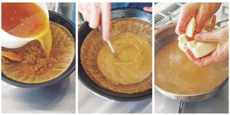 ほうれん草とえのきの豆腐あんかけ - 鹿だより