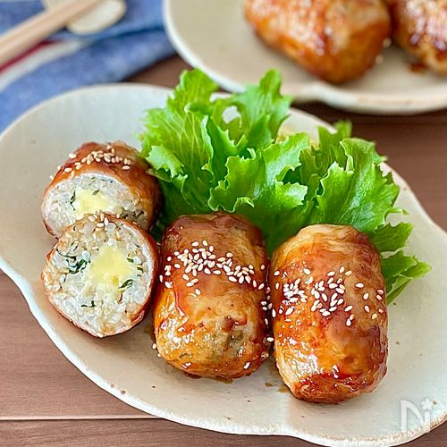 美味しく見た目もかわいい！豚バラ肉と大葉のくるくる巻弁当