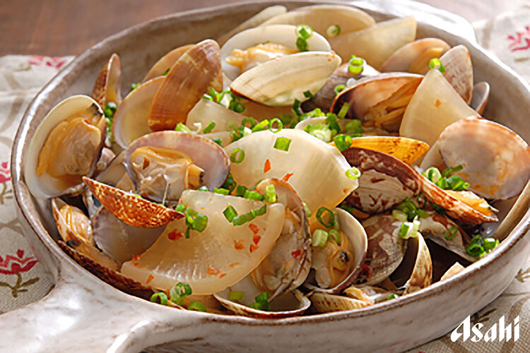大アサリのバター醤油焼き