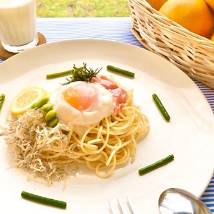 めんつゆマヨで簡単 和風たらこパスタ