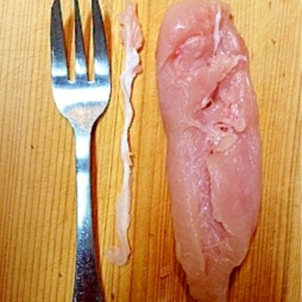 ささみの筋とり」ピーラー・フォーク・割り箸、どれが簡単？実際に試してみたところkufura クフラ 小学館公式
