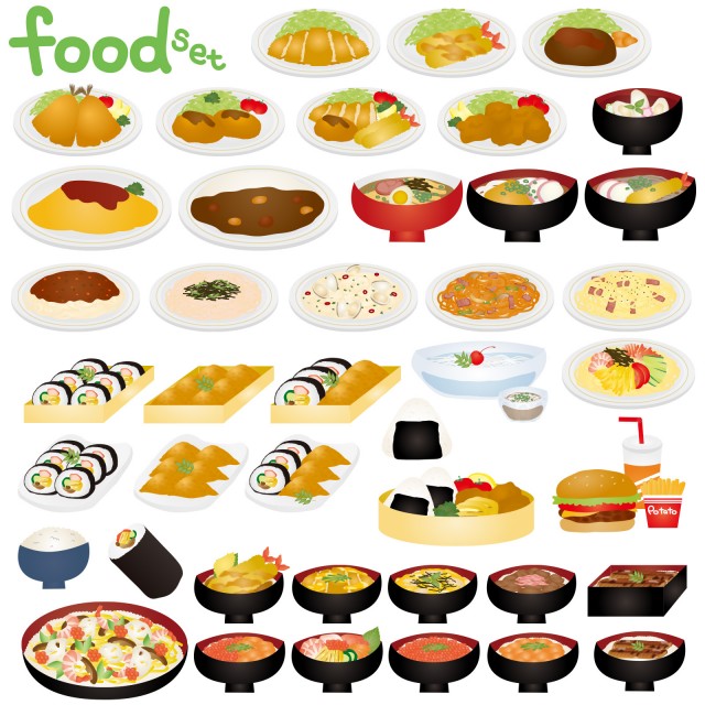 フリーイラスト集 食品１