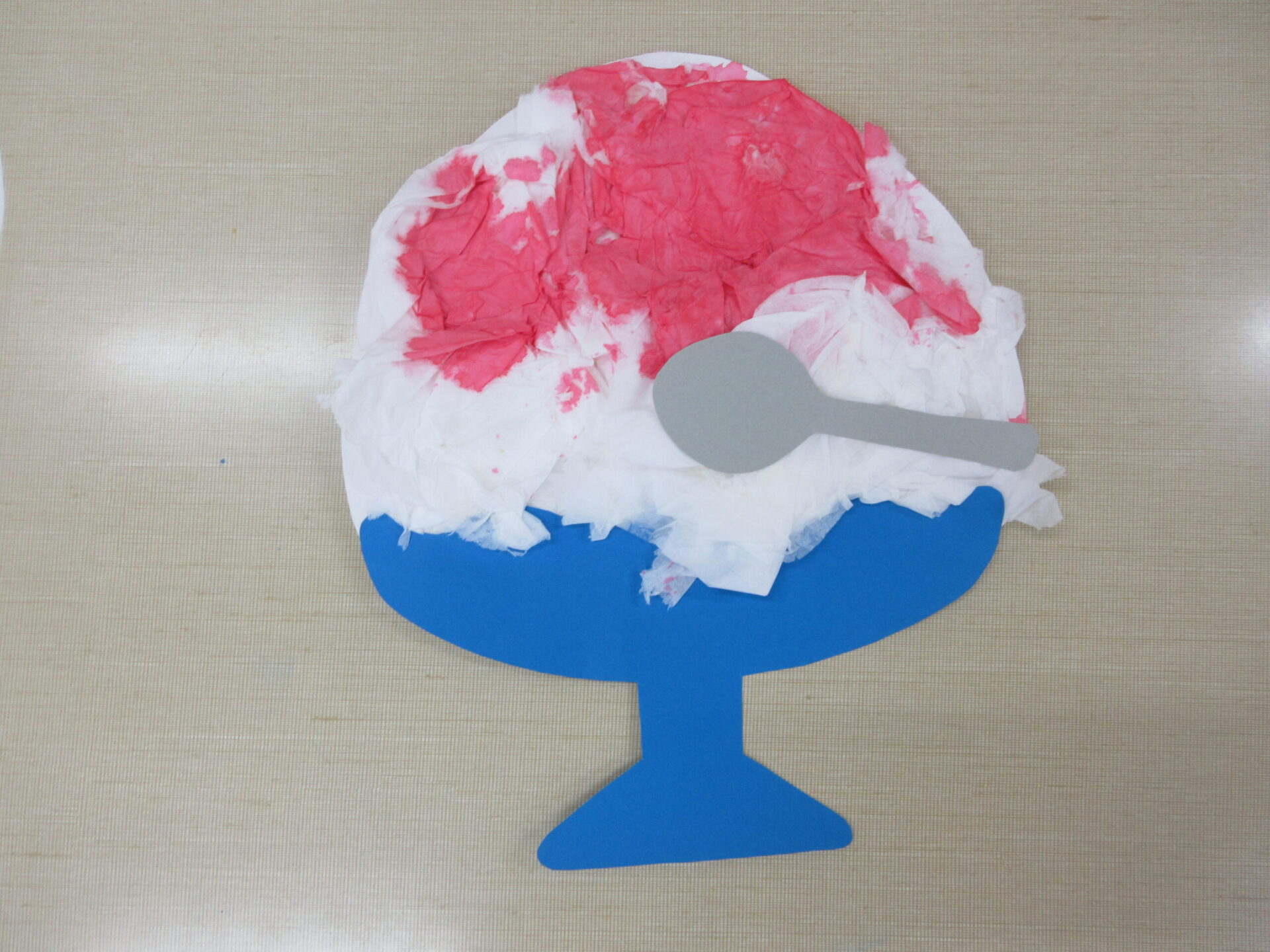 かき氷の製作名古屋市小規模保育所ちいさなおうちえんProduced by office palette