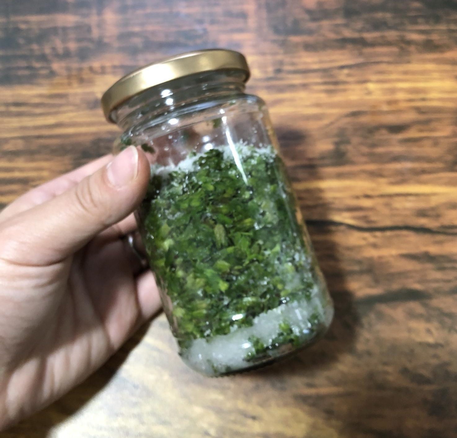 しその実の塩漬け