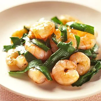 甘えびのガーリック炒め