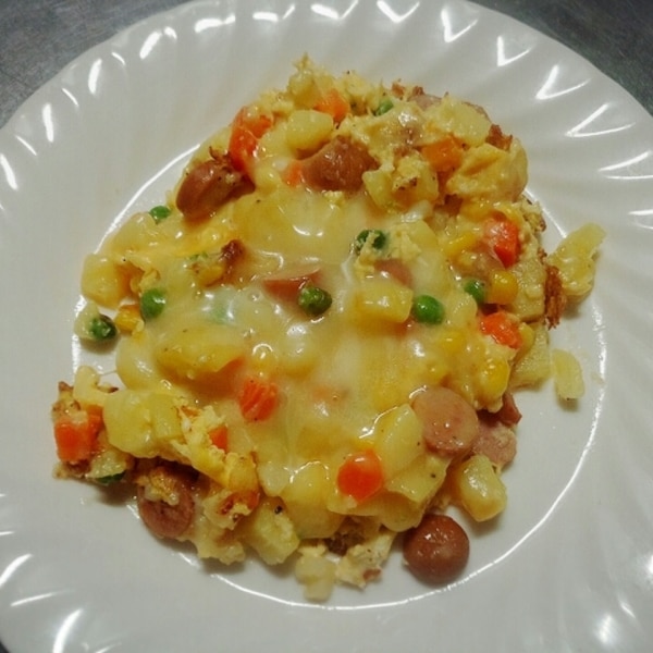 ほうれん草のオムレツ