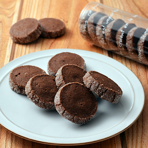 ★純ココアで♡サクほろチョコレートクッキー★