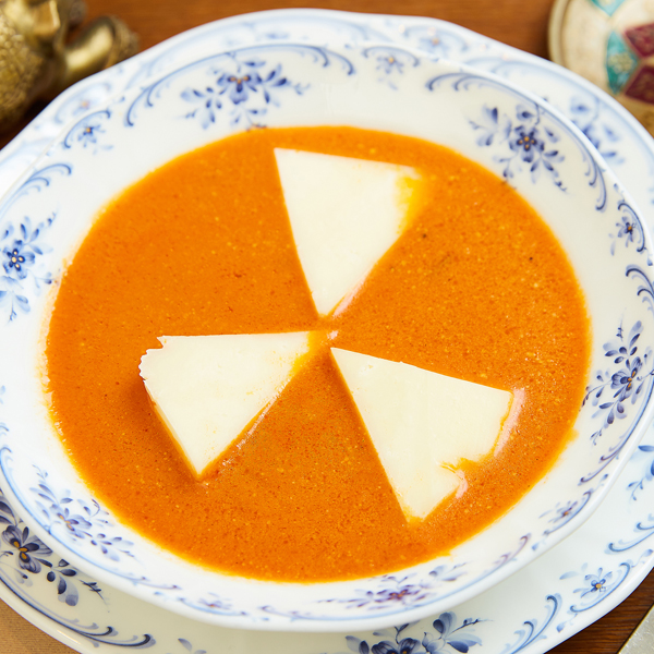 五葷抜き きのこパラク・ほうれん草の濃厚なルーにキノコ入りのカレー Mushroom Palak Spinach cooked withmushrooms自然派インド料理 ナタラジ通販ショップ
