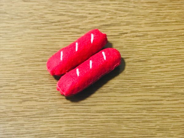 型紙も作れるフェルトタコウィンナーの作り方🐙