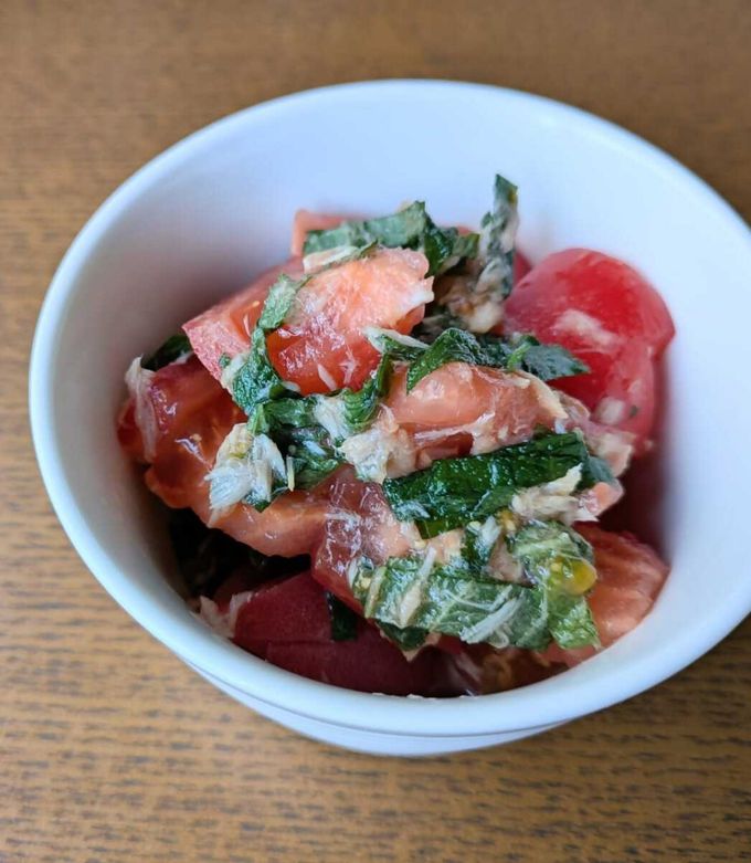 トマトとツナのマリネサラダ