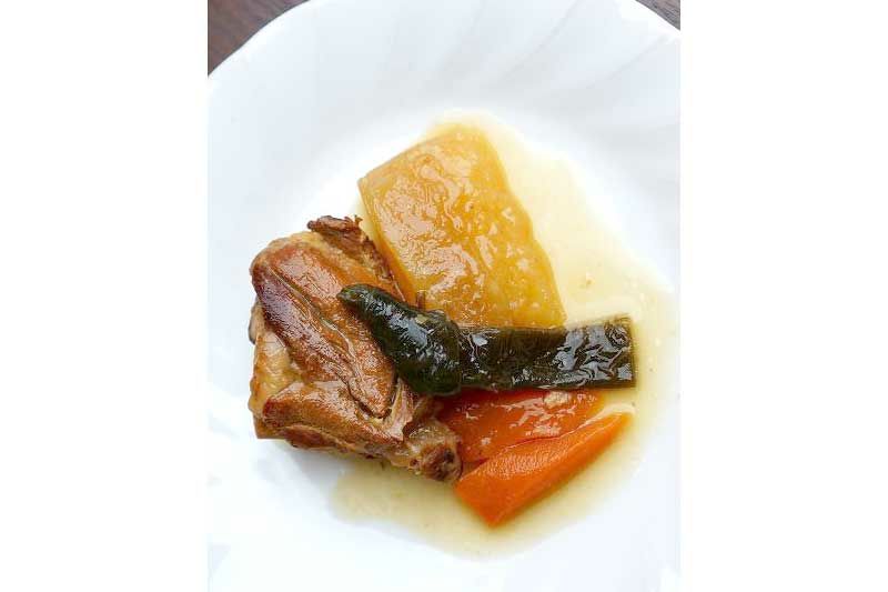 🥒🥓冬瓜と豚バラ味噌煮🥓🥒神戸市北区居酒屋 谷上駅 居酒屋縁 鮮魚 冬瓜 冬瓜と豚バラ味噌煮旧道 テイクアウト 持ち帰り 惣菜 おばんざい 地酒 昼飲み 夜飲み ひとり飲み いつもありがと