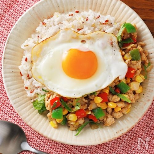 ガパオライス 簡単 ナンプラーなし オイスターソースなしTikTok