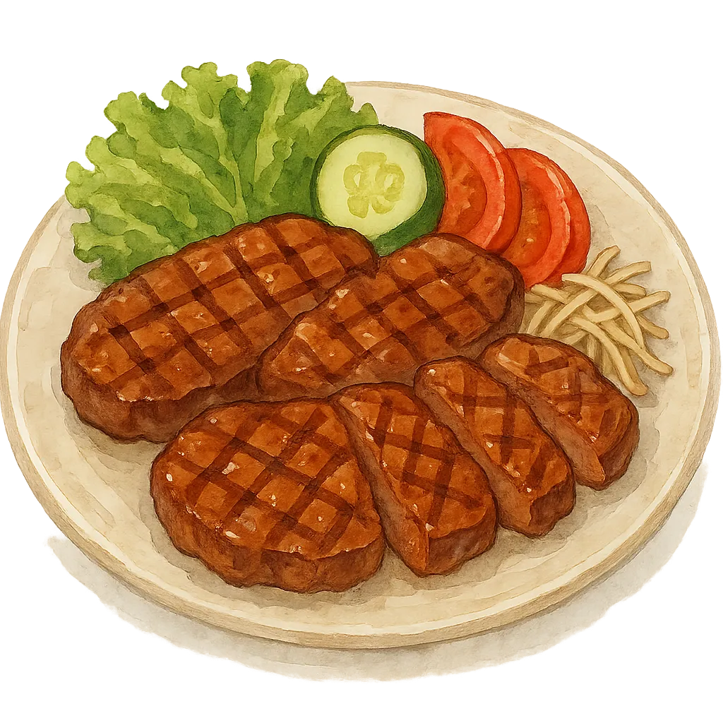 焼肉のイラスト無料のフリー素材 イラストエイト