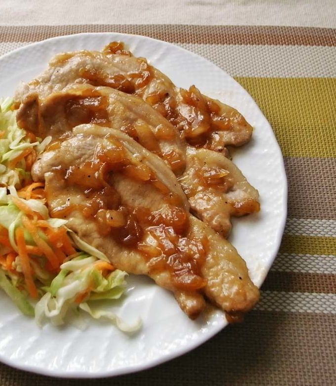 玉ねぎソースのトンテキ