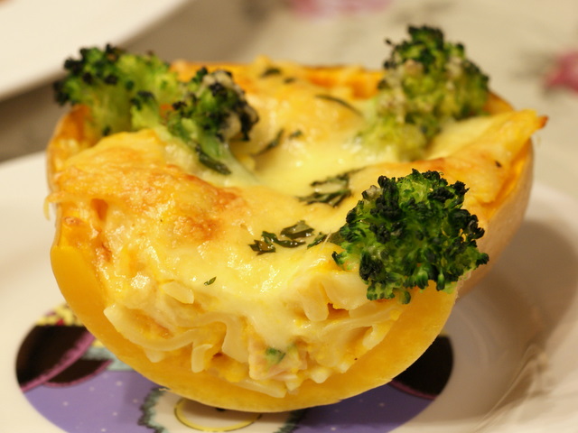 １１月４日 土曜日 バターナッツかぼちゃのアンチョビグラタン : おべんと綴り おべんとつづり