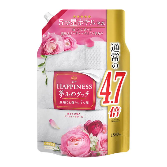 レノア ハピネス アロマジュエル 香り付け専用ビーズ パステルフローラル＆ブロッサム 詰め替え 1,810mL×