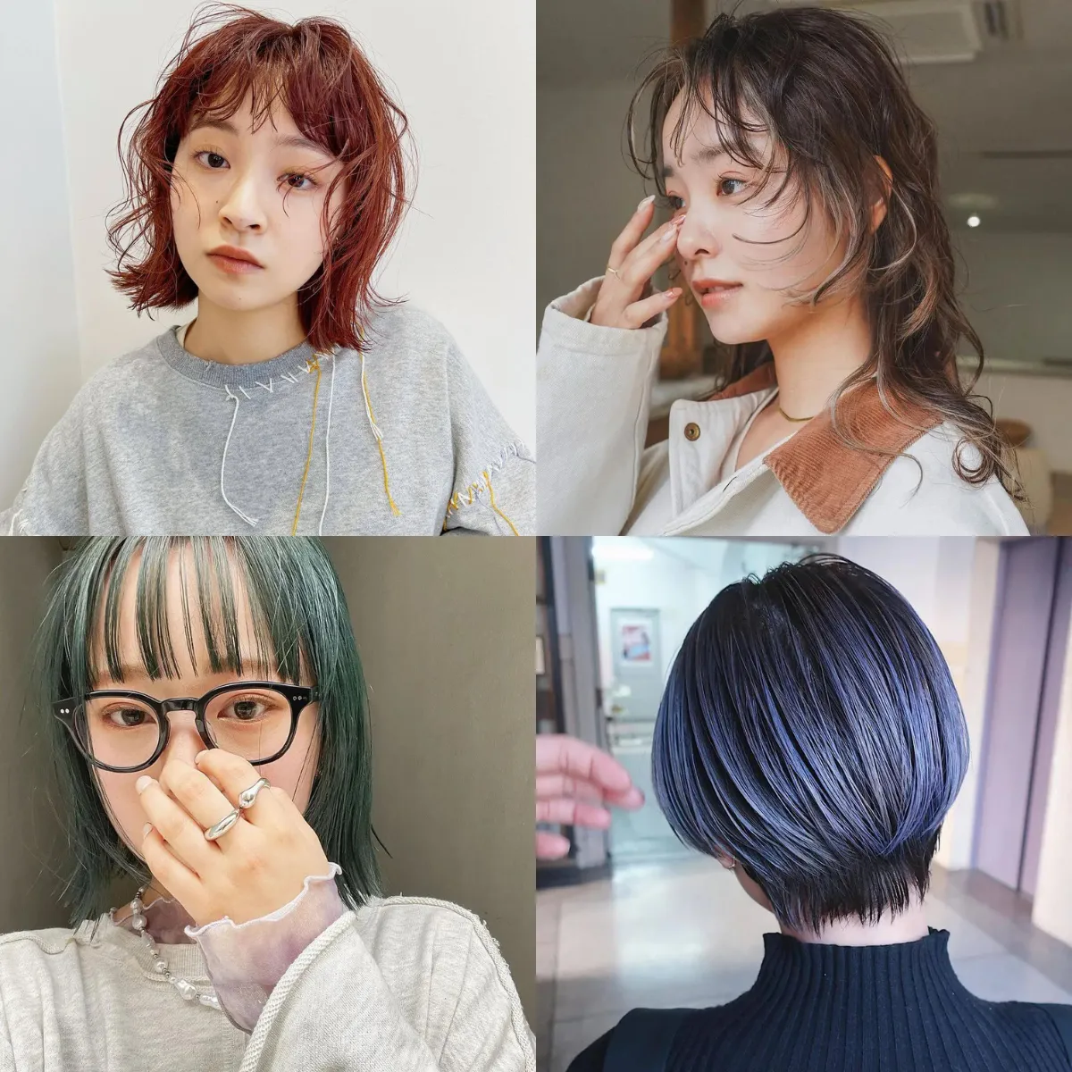 青髪 カラーミューズでブルーヘアー！手順レシピ公開！女性も◎ ブリーチ1回 髪色 美容室メロウ- YouTube