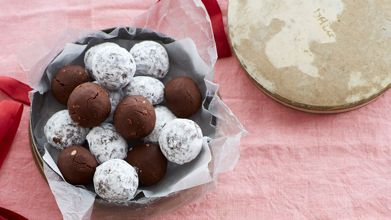 材料5つ ホットケーキミックスで簡単♪すのーぼーるクッキーの作り方♪ホワイトデー、バレンタインデーに♪