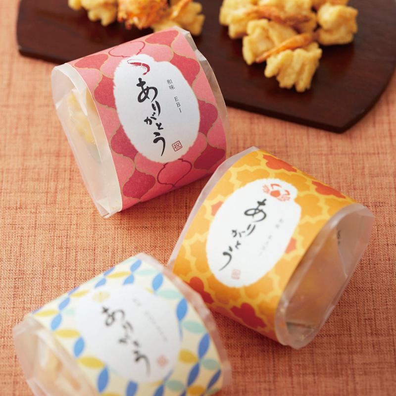 ありがとうパッケージ「海鮮おかき」和風プチギフト 1袋 海老・ほたて・カニいずれか1種類 結婚式 披露宴 神前式 景品 記念品 ホワイトデー :幸せデリバリー - 通販 - Yahoo!ショッピング