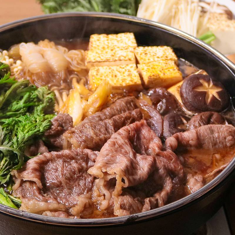 お手軽 めんつゆで簡単すき焼き風