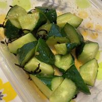 豆もやしときゅうりの塩昆布ナムル 大人はラー油でピリ辛旨し