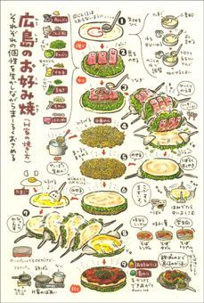 お好み焼き屋台 – ふでこや無料イラスト