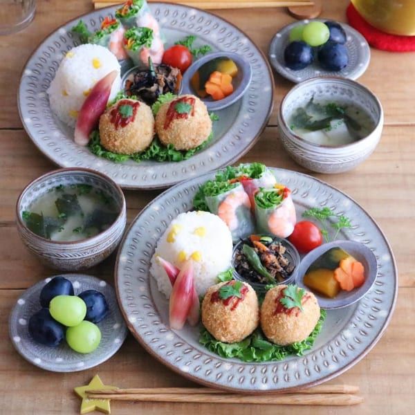 おうちごはん 和食でいたわる簡単カフェ風ワンプレートランチI made plate lunch