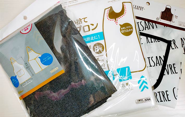 便利なポケットも！ ダイソー エプロンはシンプルおしゃれ＆着け心地が抜群♡ 4選Oggi.jp