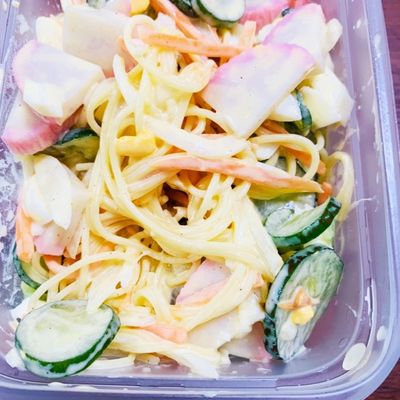 マカロニサラダ かまぼこ入 カンタン酢