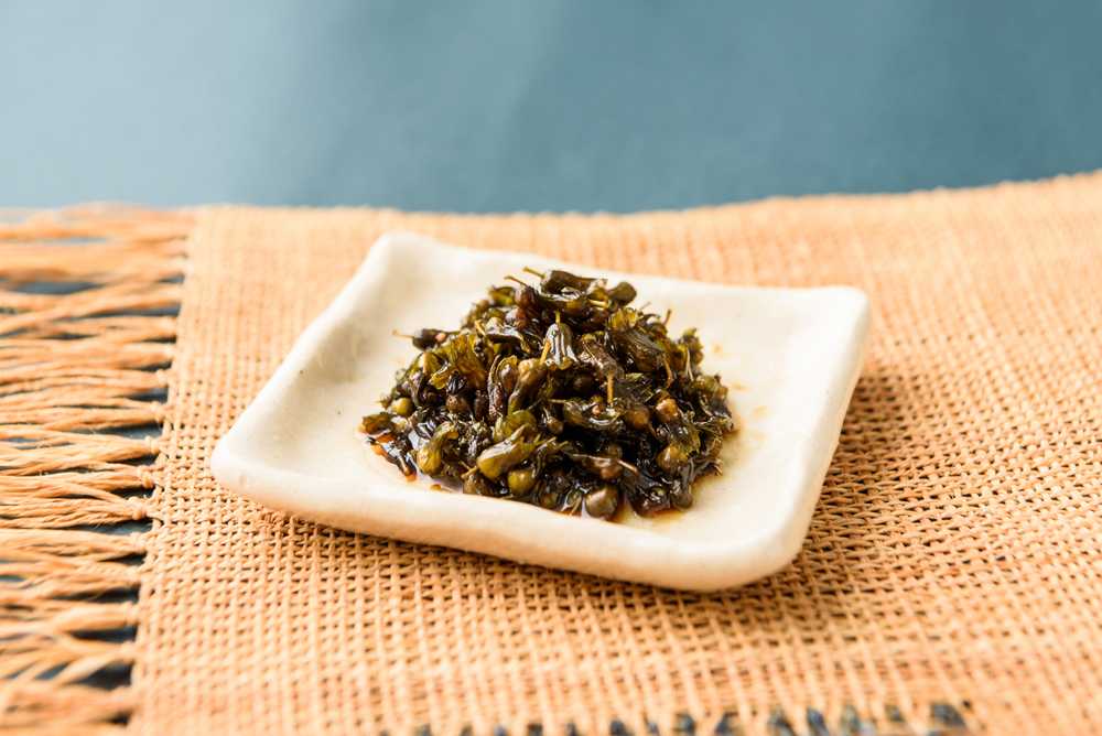 しその実の醤油漬け