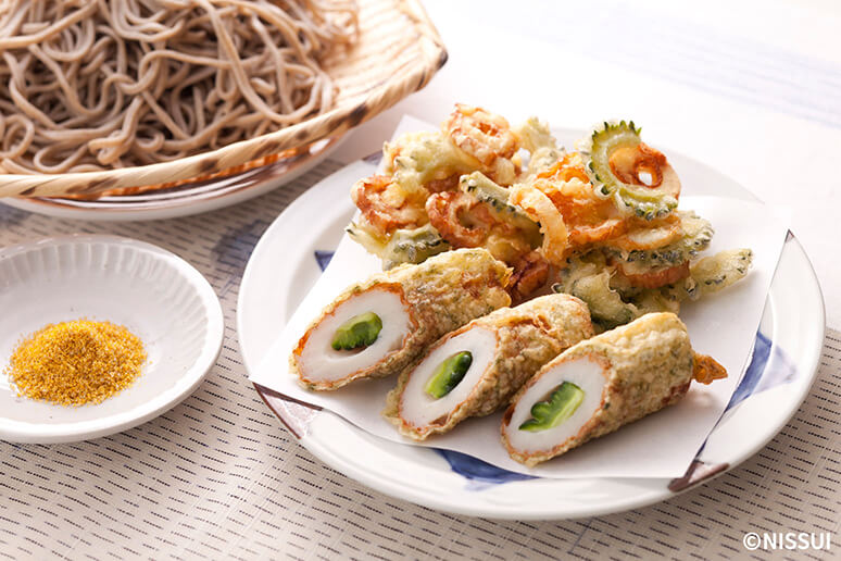 ゴーヤとちくわのわさびマヨネーズ和え