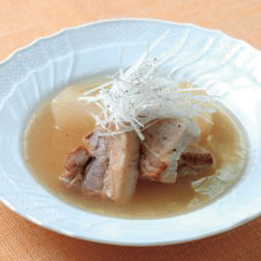 豚肉の塩漬けの煮込み