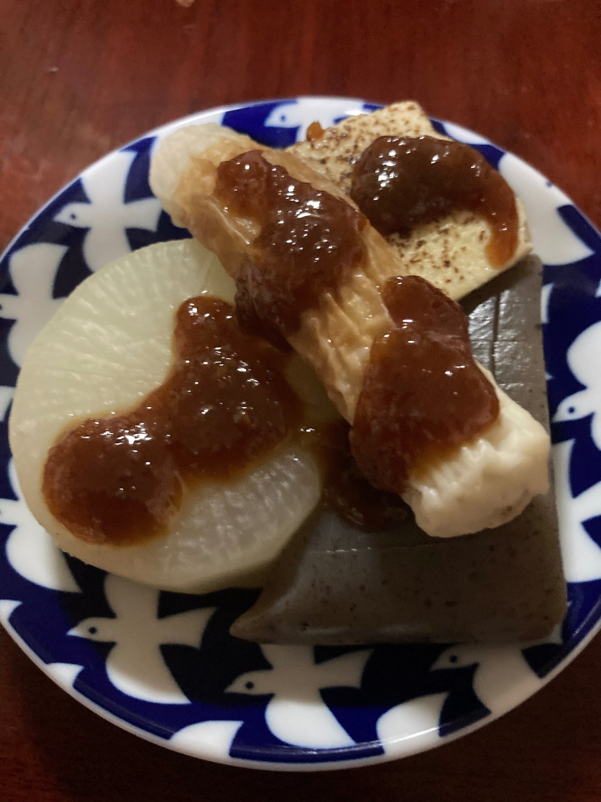 味噌おでんの甘〜い味噌ダレ