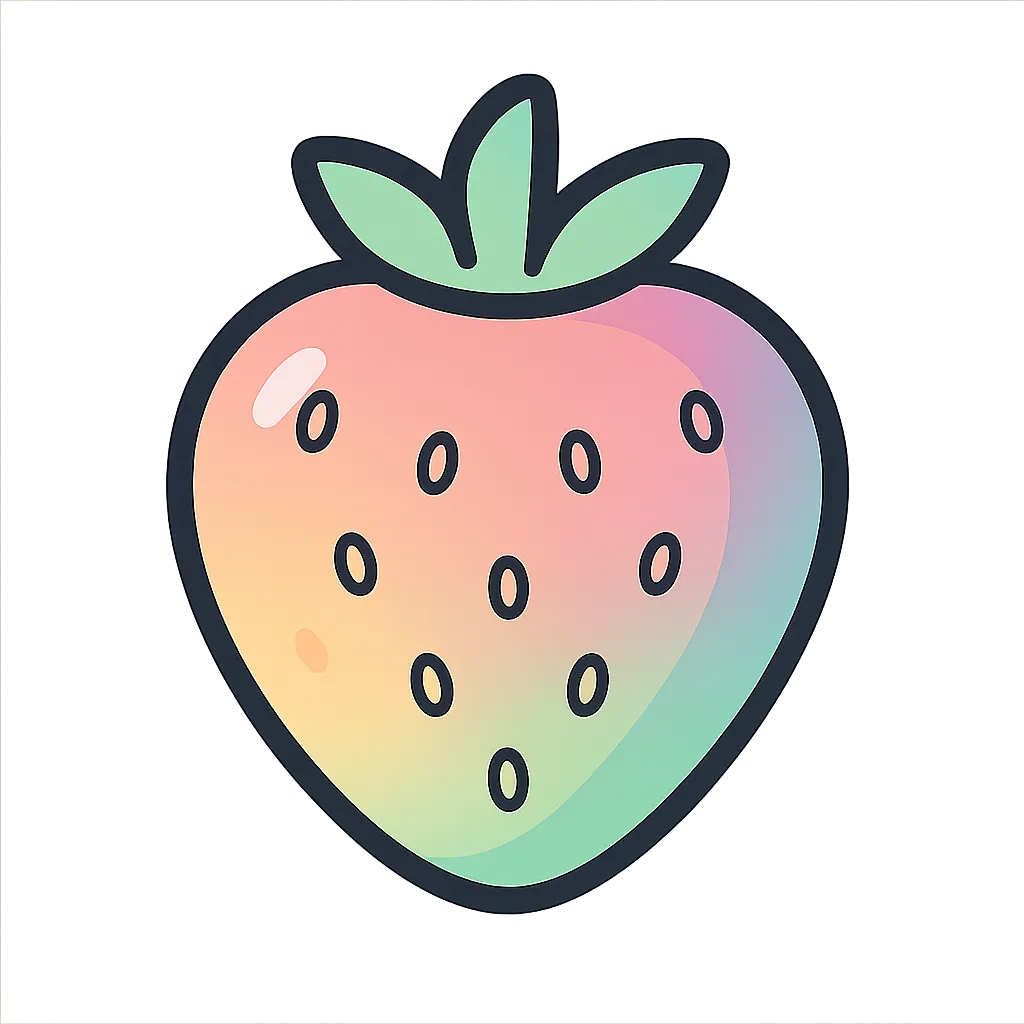 いちご畑のイラスト - ONWAイラスト