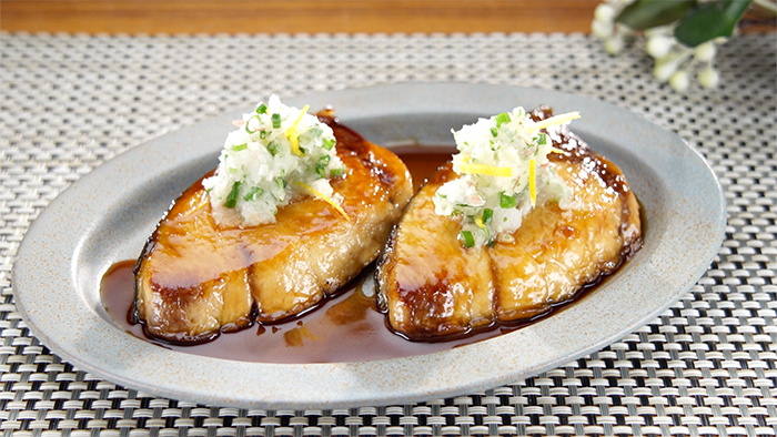 ぶりの照り焼き