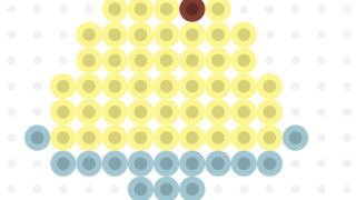 アイロンビーズ図案・食べ物 スイーツ・ケーキ②手作りしてみたよ♪