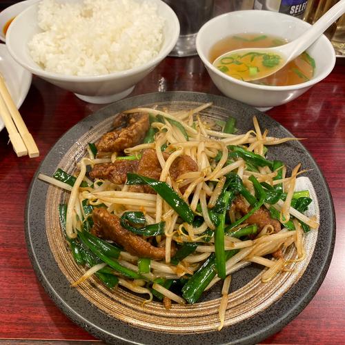 ニラレバ炒め定食 株式会社 ハイデイ日高