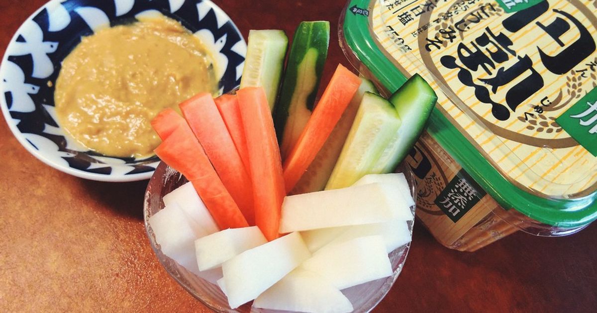 セブンの野菜スティック☆味噌マヨディップ