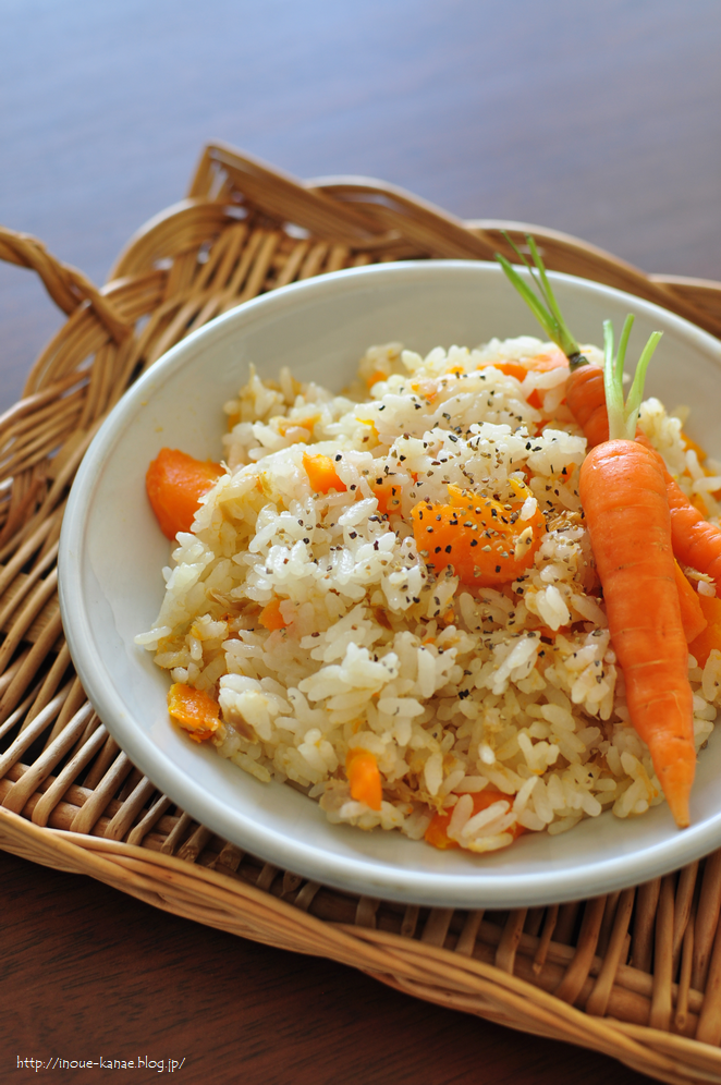 いかにんじん炊き込みご飯四季のコクうまきび砂糖レシピウェルネオシュガー株式会社