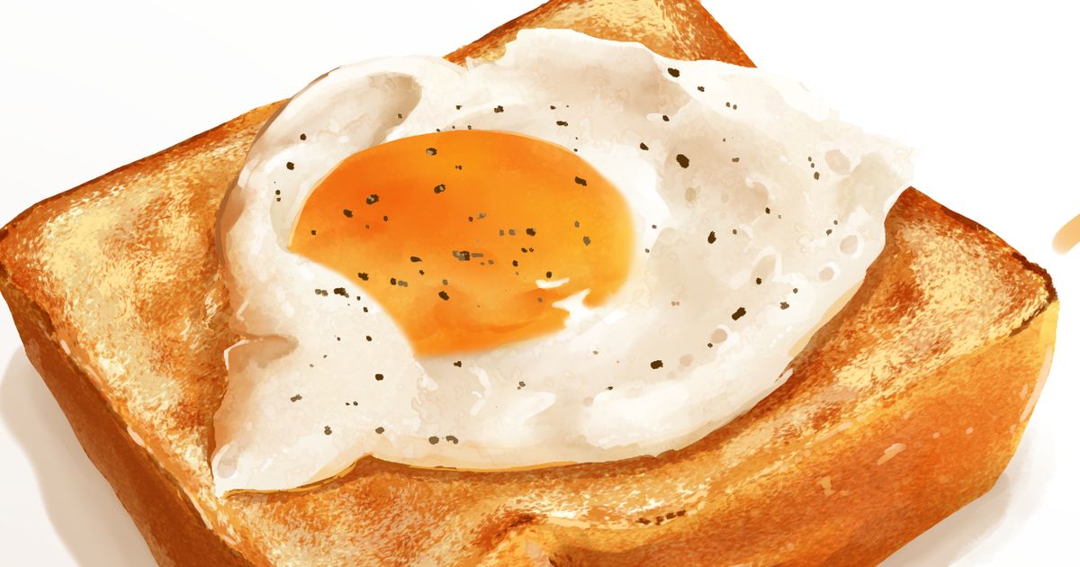 目玉焼きトーストのイラストかわいいフリー素材集 いらすとや