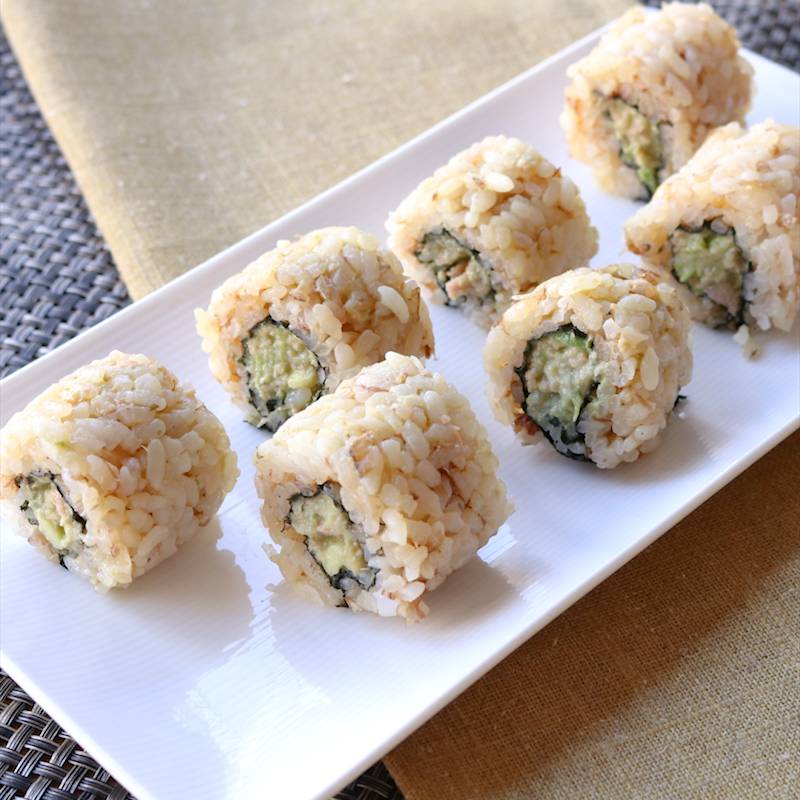 カリフォルニアロール 塩から揚げ入り