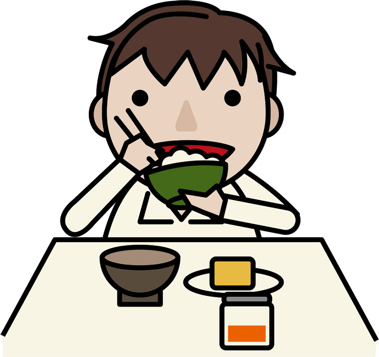 無料イラスト洋食の朝ごはんパブリックドメインQ：著作権フリー画像素材集