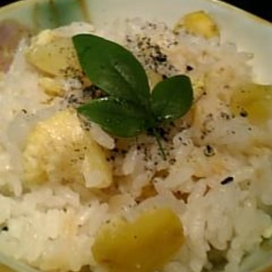 ローストチキンの炊き込みご飯